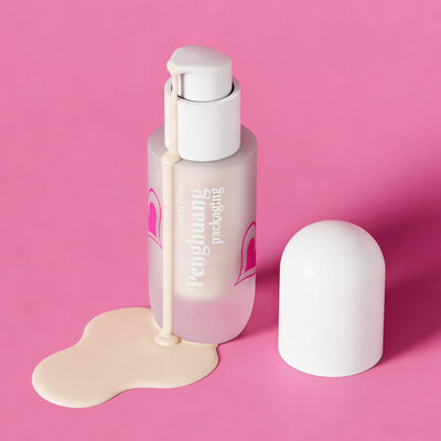 Embalagem de vidro para cuidados com a pele, capacidade de 30ml, ideal para armazenar séruns faciais, cremes e outros produtos cosméticos