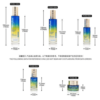 Logotipo personalizado Embalagens de plástico Garrafas com vários tamanhos e opções de impressão projetadas para aplicações de embalagens cosméticas