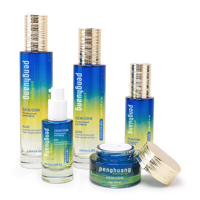 Conjunto de Embalagens Cosméticas Revestidas Soluções de Embalagem Redonda Personalizada Proporcionando Apresentação Elegante e Proteção para Cosméticos