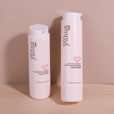 Frasco de Loção Plástico Durável com Bomba Airless e Design Personalizado Ideal para Embalagens Cosméticas e Armazenamento de Produtos Líquidos