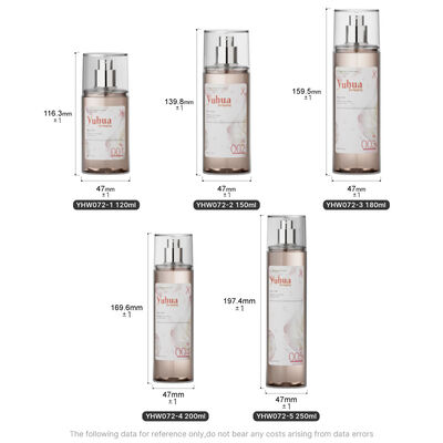 Frasco de loção de plástico com impressão de tela de seda perfeito para shampoo, desinfetante de mãos e embalagens de cuidados pessoais