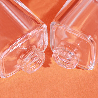 Liquid Foundation Bottles glass cosmetic packaging set with 30ml capacity customizable printing and durable airtight leak proof design