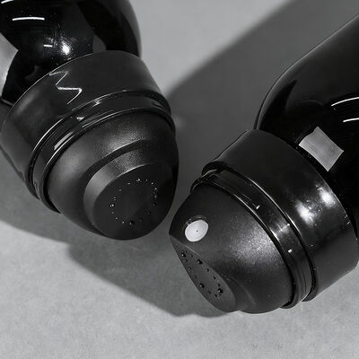 Garrafa cosmética PET de 200 ml, otimizada para embalagens de shampoo, combinando propriedades de material leve e resistente