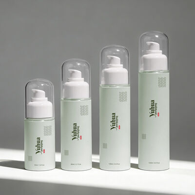 Custom Logo Plastic Packaging Bottles in Various Sizes with Spill Prevention for Cosmetic Use