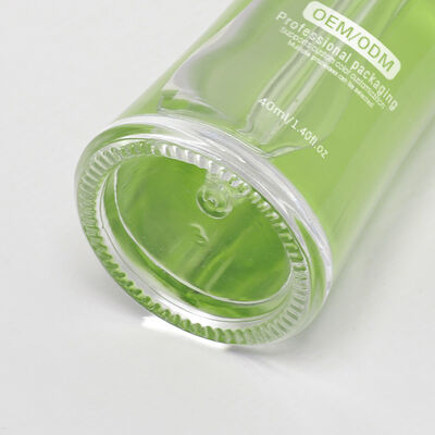 Garrafas de gotejamento de soro hermético à prova de vazamento com cores personalizadas e impressão de logotipo adequadas para aplicações de embalagens cosméticas