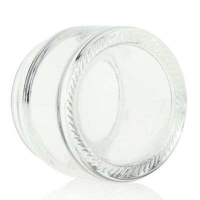 frasco de vidro do creme de vidro do frasco 50g com tampão do ouro