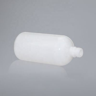 Garrafa de vidro branca do conta-gotas do óleo do círculo 200ml com o tampão de vidro do conta-gotas