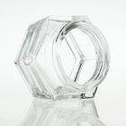Transparent 30g Glass Bottle Jar With Acrylic Cap for skincare