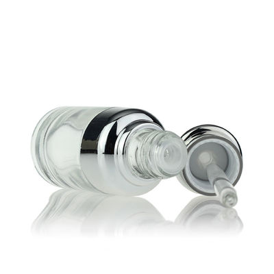 garrafa colorida do conta-gotas do espaço livre vazio cosmético da essência do óleo do soro da garrafa 35ml de vidro em S020 conservado em estoque