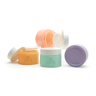 30g 50g geou os frascos de vidro de creme esvazia o pacote cosmético verde de pintura do recipiente