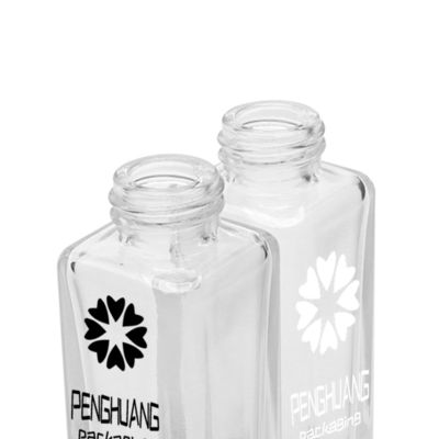 garrafa de vidro do soro 50ml com conta-gotas branco