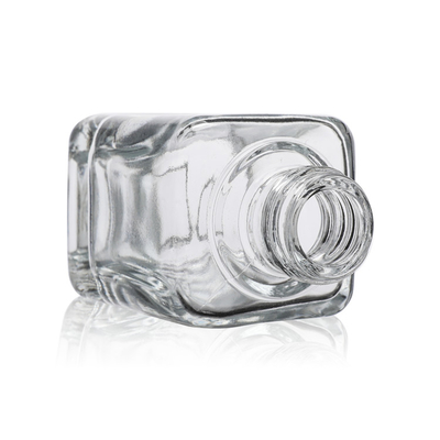 garrafas claras de vidro do soro das garrafas do conta-gotas do soro de 40ml 60ml com tampão de parafuso