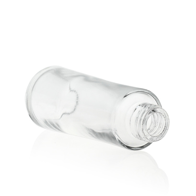 impressão líquida da tela da garrafa da fundação 50ml com tampão claro
