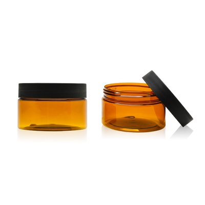 Frasco do empacotamento plástico de Skincare com os frascos de creme cosméticos das tampas 100g do parafuso