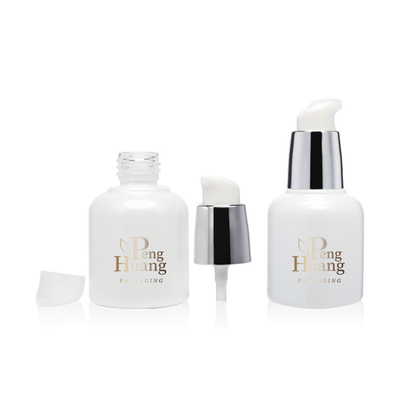 Conta-gotas de bambu vazio de vidro cosmético da garrafa 30ml de óleo essencial do soro