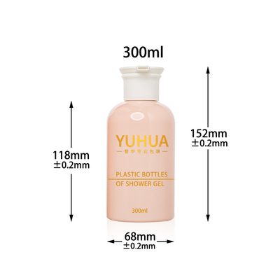 garrafa redonda plástica de 360ml 12oz com bomba 28/410 da loção