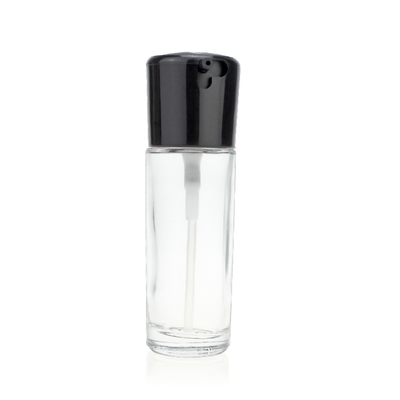 Garrafa líquida cosmética feita sob encomenda 30ml da fundação com bomba
