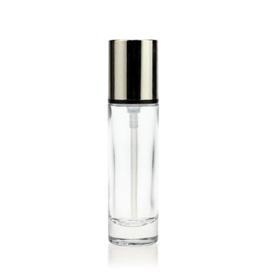 Cosméticos que empacotam a garrafa de vidro líquida da fundação 30ml com bomba