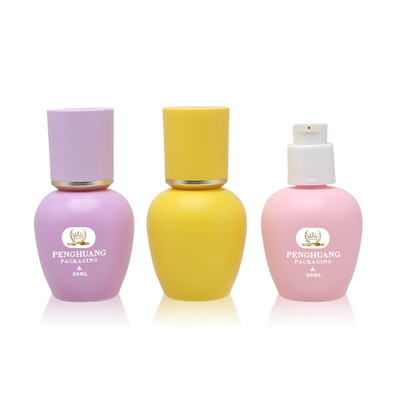 garrafa de vidro geada vazia feita sob encomenda luxuosa do conta-gotas do soro da garrafa de óleo 30ml essencial da garrafa de vidro por atacado da fundação 30ml