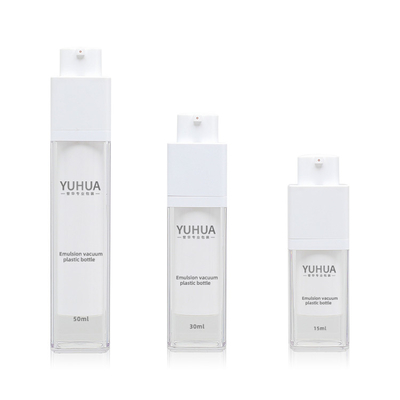 Parede dobro transparente 15ml 30ml 50ml da garrafa plástica líquida do ANIMAL DE ESTIMAÇÃO do distribuidor da fundação