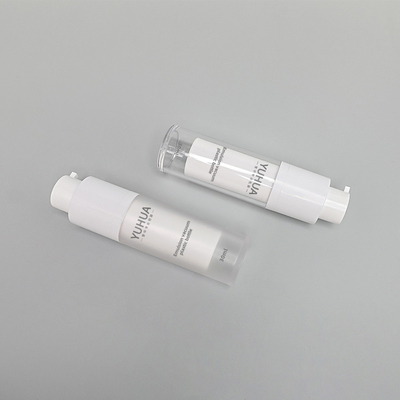 Garrafa plástica 15ml 30ml 50ml do ANIMAL DE ESTIMAÇÃO mal ventilado da parede do dobro da forma redonda transparente