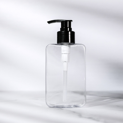 garrafa retangular do ANIMAL DE ESTIMAÇÃO 200ml com cor personalizada bomba da loção