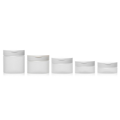 180g 240g 300g Logotipo personalizado Embalagem de plástico Cremas de frascos para manteiga corporal Creme facial