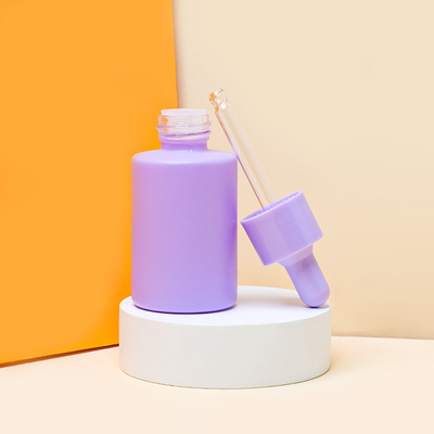 O soro Matte Glass Dropper Bottle 30ml geou a garrafa de óleo essencial cosmética 1oz
