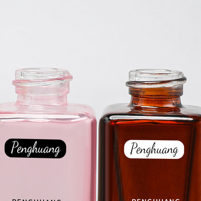 O vidro dourado da loção da bomba engarrafa o verde cor-de-rosa azul Amber Semi Color Transparent 30ml