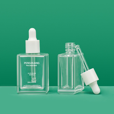 Empacotamento de vidro da garrafa de óleo da essência da garrafa do conta-gotas do soro líquido do OEM 15ml