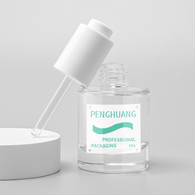 Impressão de vidro líquida da tela da garrafa do soro do cuidado 30ml da cara da essência