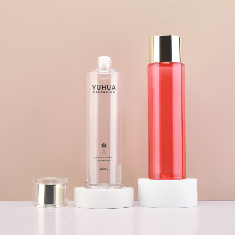 Garrafas coloridas do empacotamento plástico do ISO para produtos cosméticos