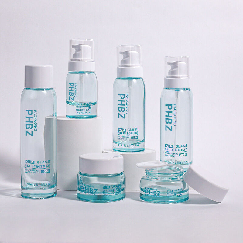 Estampagem a Quente Conjunto de Embalagens Cosméticas Personalizadas ODM OEM Aceito Projetado para Embalagens de Produtos Cosméticos e Necessidades de Marca