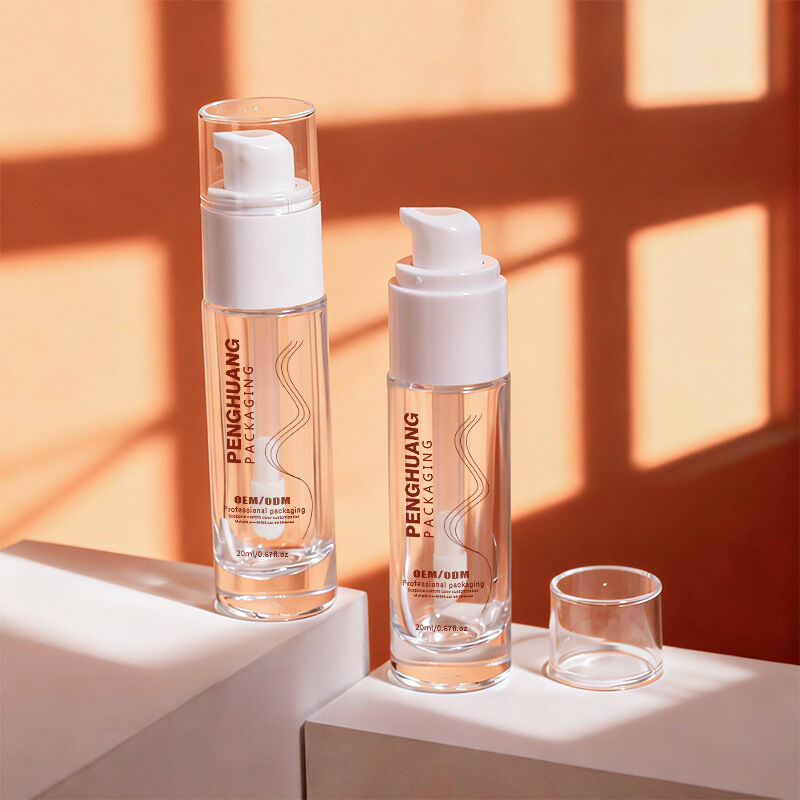 Fundação líquida garrafas de vidro embalagem cosmética com 30ml de capacidade impressão personalizável e resistente a vazamento design durável