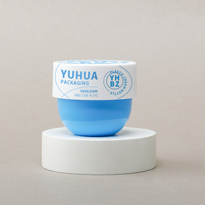 30 ml 50 ml Jar Cosmético de Plástico Eco Friendly Pp Body Butter Cream Jar With Flip Cap Jar
