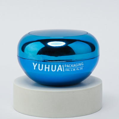 30g 50g Copo de creme de plástico de cor personalizada para manteiga corporal Creme para olhos ou creme facial