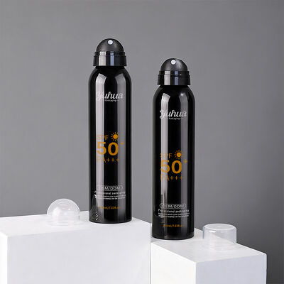 Embalagem de plástico durável garrafas adequadas para loções shampoos soros e toners com tampa de parafuso à prova de vazamento e personalização de logotipo