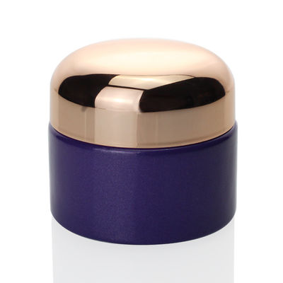 Frasco de vidro de creme roxo do vidro 30ml de Custom Cream Packaging do fabricante para o cosmético