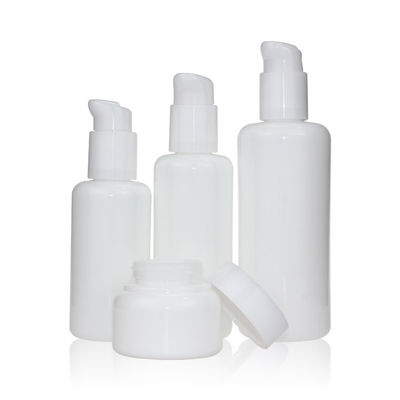 100ml vazio feito sob encomenda 120ml 200ml Opal Glass Bottle White Porcelain em volta da forma
