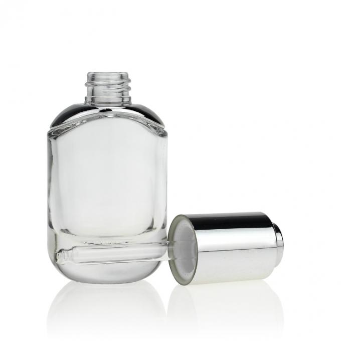 Óleo essencial do soro do projeto da marca própria em volta da garrafa de vidro do conta-gotas com tampão sem perigo para as crianças