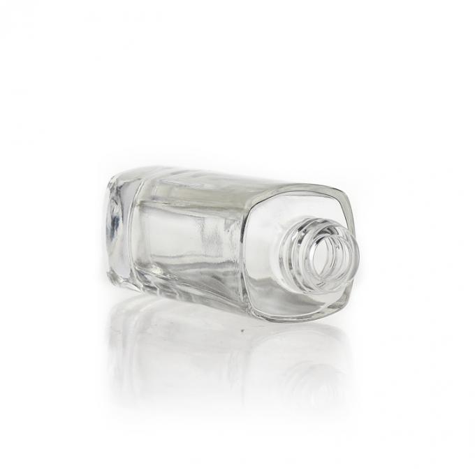 Por atacado as garrafas de vidro claras do soro de 35 ml esquadram garrafas da essência com o bom preço