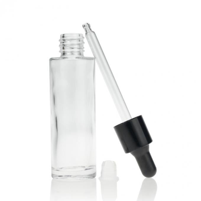 Garrafa de vidro de empacotamento cosmética clássica do soro da garrafa do conta-gotas do espaço livre 30ml