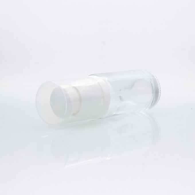 Garrafa clara da bomba de vidro do fabricante 35ml de China para a loção líquida da fundação