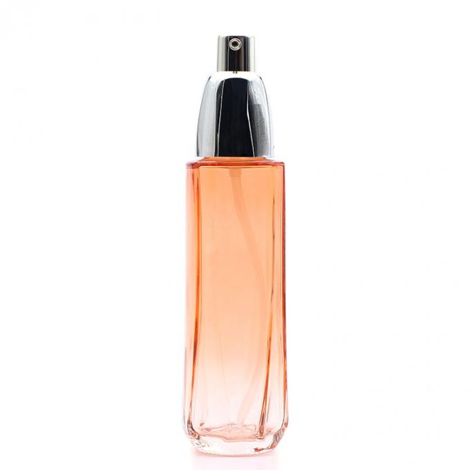 cosmético de empacotamento de vidro da garrafa da loção luxuosa dos cuidados com a pele 120ml