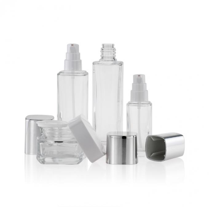 Do grupo cosmético dos cuidados com a pele da garrafa de vidro de 50ml 100ml 120ml recipiente de empacotamento de venda quente da garrafa do frasco