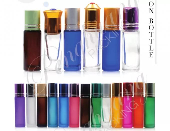 O vidro perfuma 10 Ml de rolo líquido do óleo essencial de bola de rolo de E na garrafa 10ml