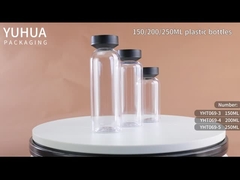 garrafa do skincare do animal de estimação do tampão de parafuso