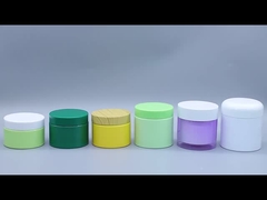 Tamanho grande recipiente plástico geado do frasco com Flip Cover 180ml 240ml 300ml