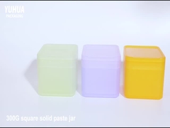 300g Flip Top Jar de Creme de Plástico
