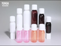 Embalagens de plástico personalizadas Garrafas de pílula branca Garrafa de 40 ml 60 ml 100 ml Cápsulas de Vitamina